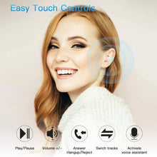 Load image into Gallery viewer, Kurdene Wireless Earbuds,Bluetooth Earbuds with Charging Case(S8-Rose Pink)
