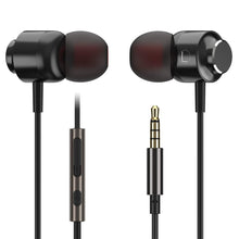 Load image into Gallery viewer, Kurdene Wired Earphones, Noise Isolating Earbuds Wired in-Ear Headphones(Black)