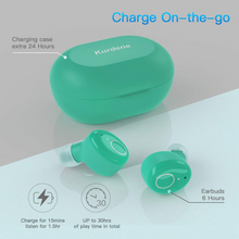 Load image into Gallery viewer, Kurdene Wireless Earbuds,Bluetooth Earbuds with Charging Case(S8-Grass Blue)