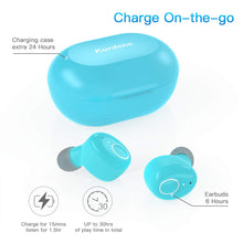Load image into Gallery viewer, Kurdene Wireless Earbuds,Bluetooth earbuds with Charging Case(S8-Wathet)