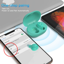 Load image into Gallery viewer, Kurdene Wireless Earbuds,Bluetooth Earbuds with Charging Case(S8-Grass Blue)