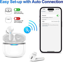 Load image into Gallery viewer, kurdene P30 Upgraded Wireless Earbuds Bluetooth 5.3 Immersive Deep Bass Hi-Fi Stereo Sound Built-in Mic
