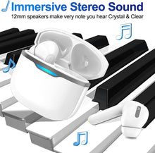 Load image into Gallery viewer, kurdene P30 Upgraded Wireless Earbuds Bluetooth 5.3 Immersive Deep Bass Hi-Fi Stereo Sound Built-in Mic
