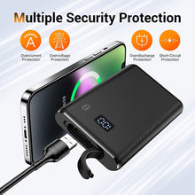 Load image into Gallery viewer, Kurdene Portable Charger Waterproof 10000mAh Power Bank LED Display Ultra Slim Fast Charging External Battery Pack
