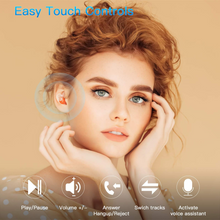 Load image into Gallery viewer, Kurdene Bluetooth Wireless Earbuds,Bluetooth Headphones with Charging Case(S8-Orange)
