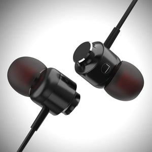 Kurdene Wired Earphones, Noise Isolating Earbuds Wired in-Ear Headphones(Black)